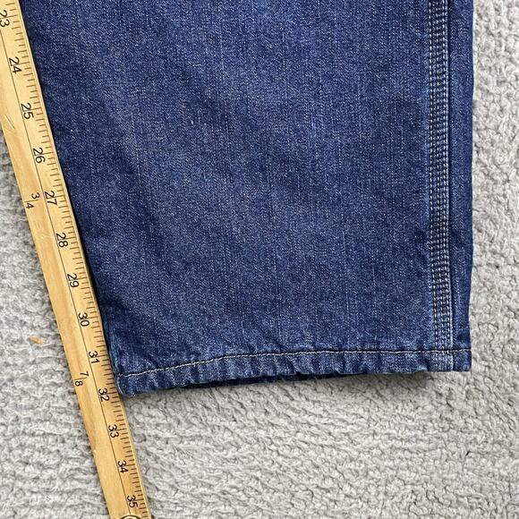 Wrangler Utility Fleece Lined Jeans Men’s 36x32 Medium Wash Workwear Rugged - Picture 7 of 12